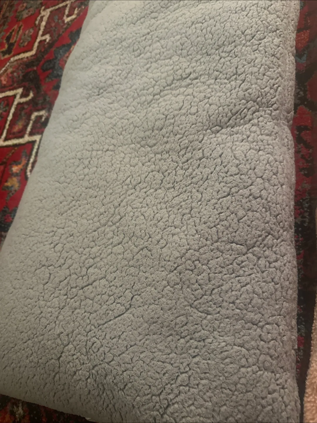 2 big Body Pillows - Grey and Peach image indicator(3)