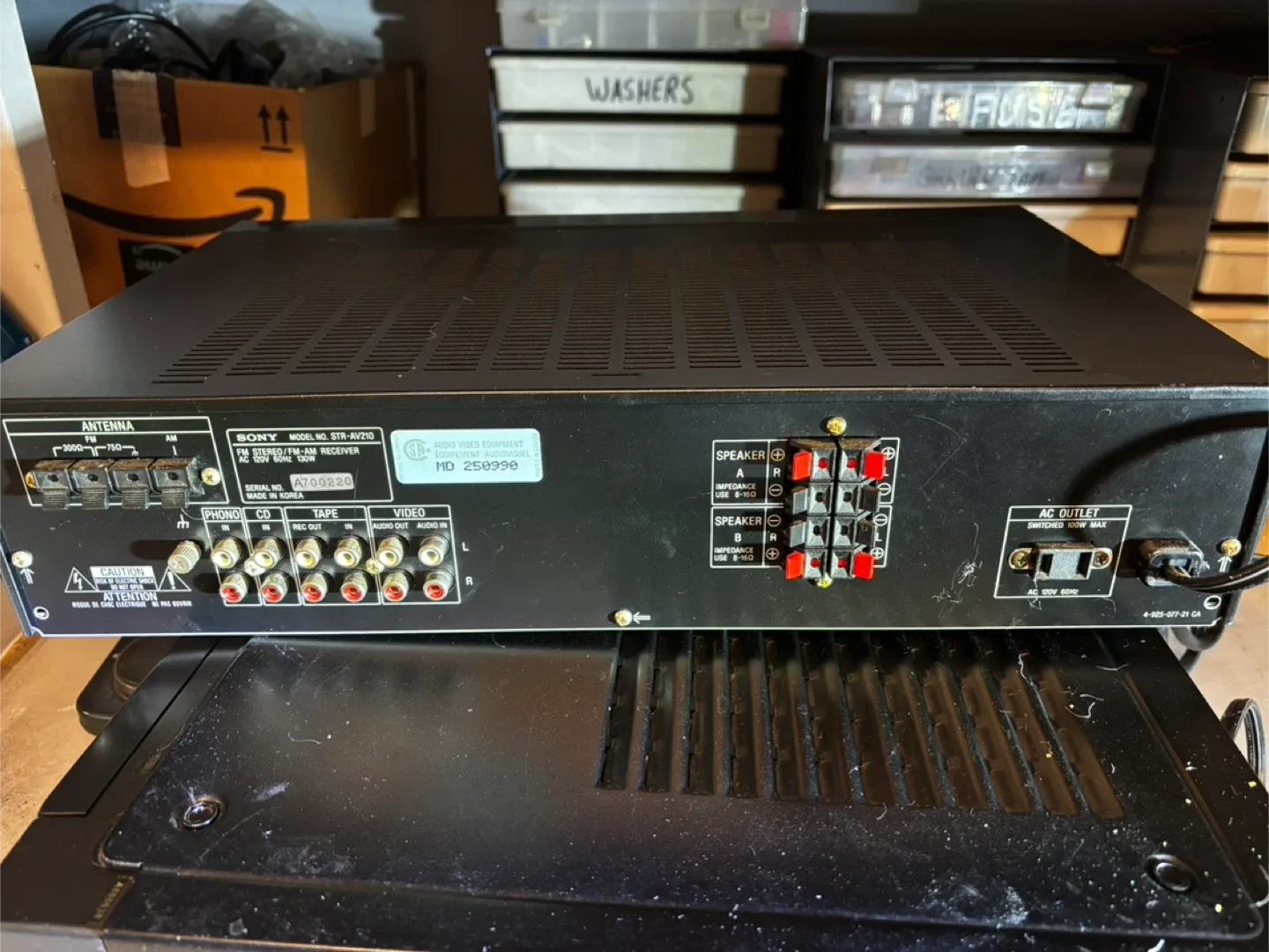 Sony STR-AV210 FM Stereo/FM-AM Receiver image indicator(7)