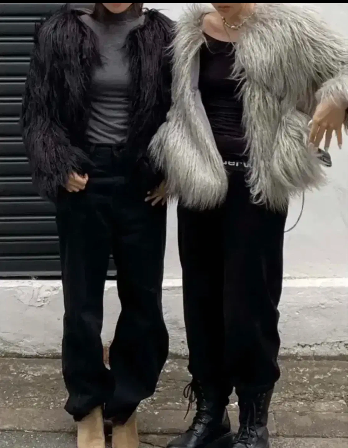 Black Fur jacket. - photo 5