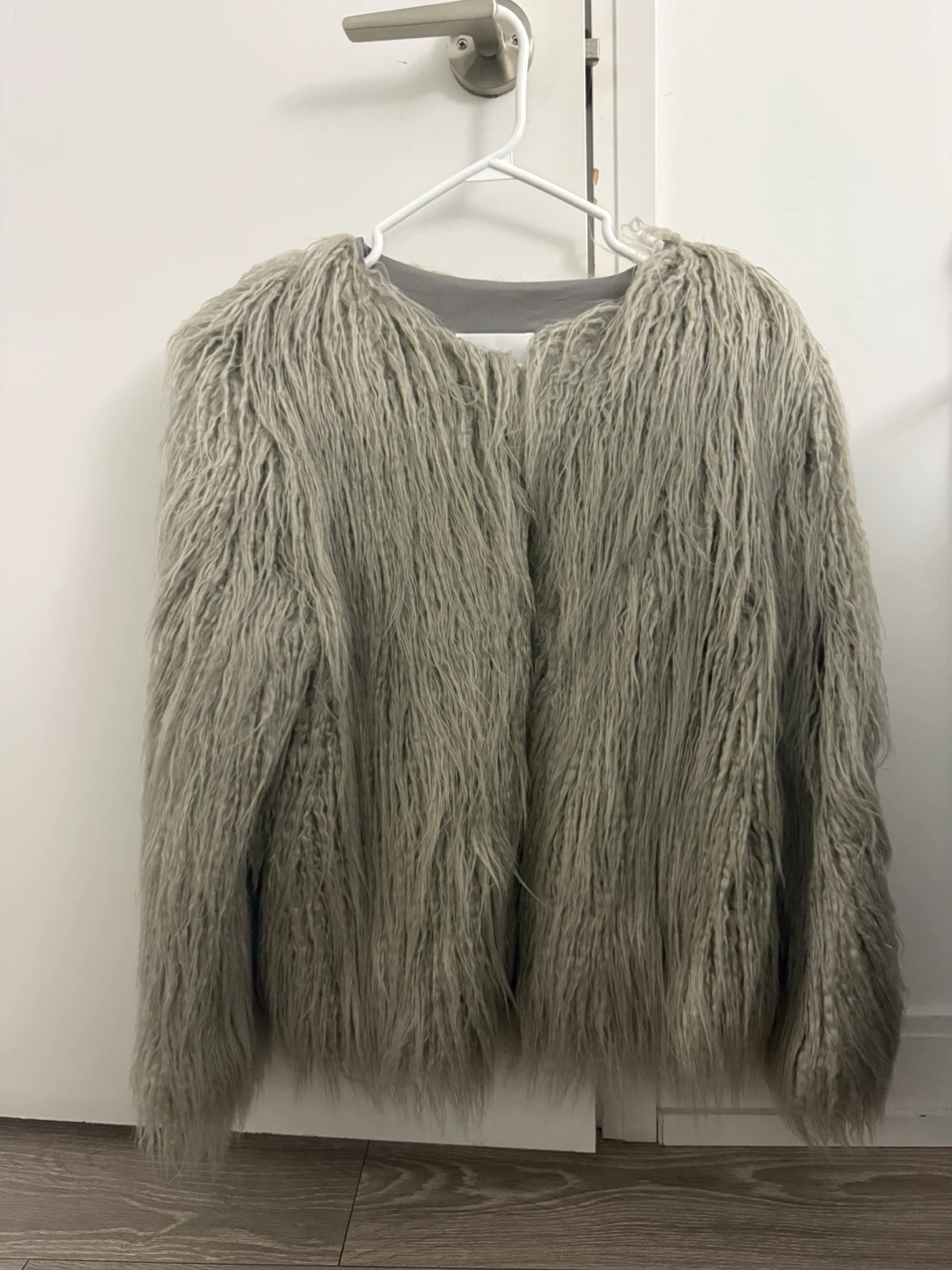 Grey fur Jacket - photo 2