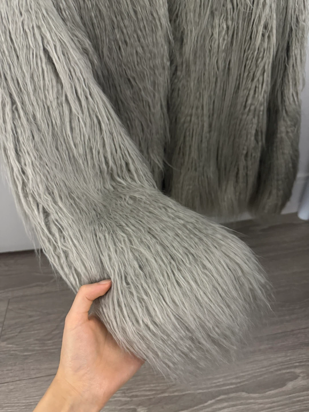 Grey fur Jacket - photo 3