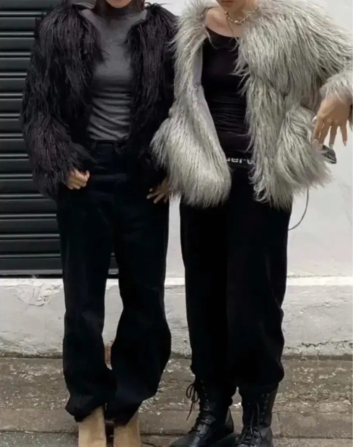 Grey fur Jacket - photo 4