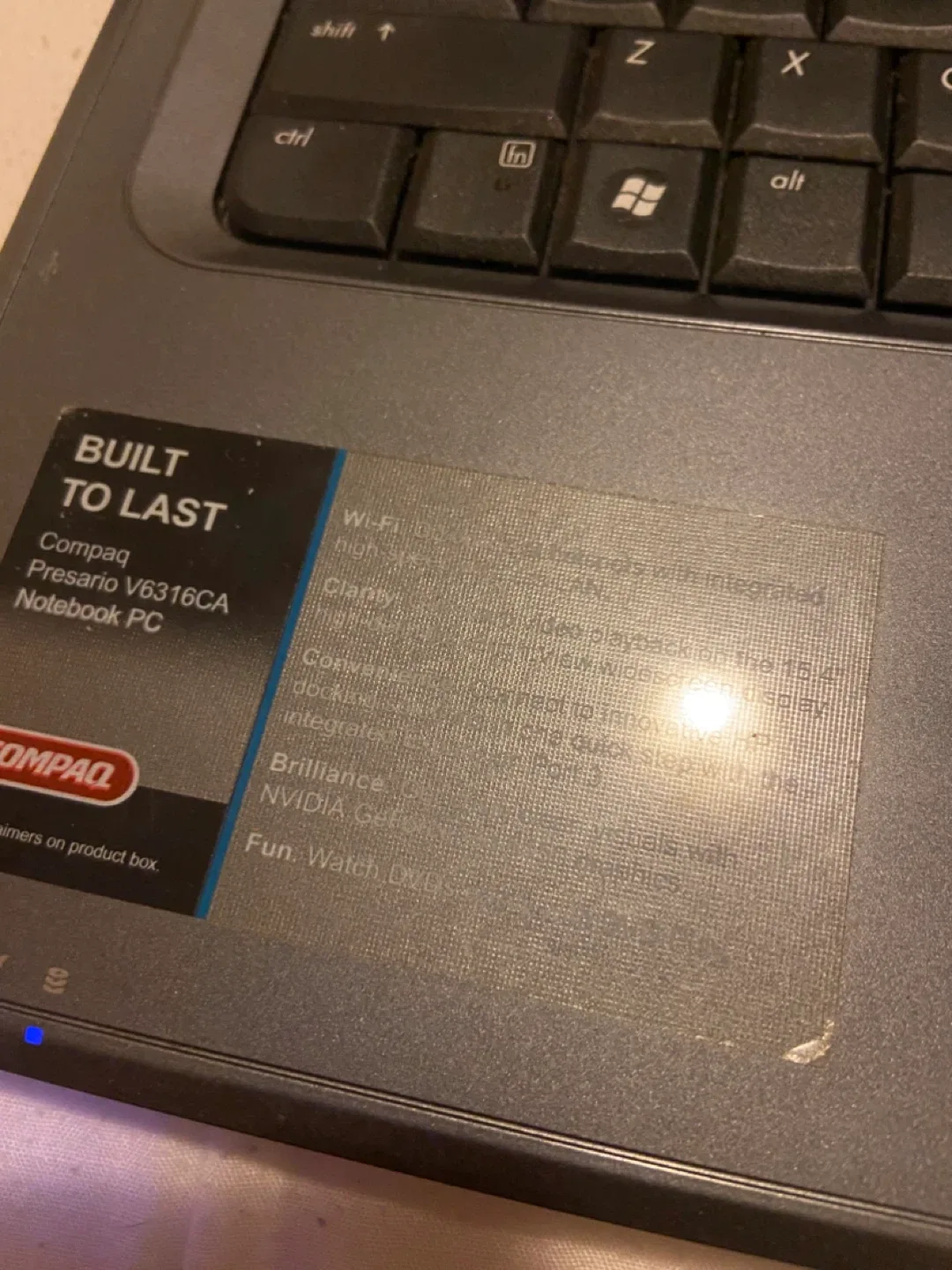 Compac presario  v6000 image indicator(4)