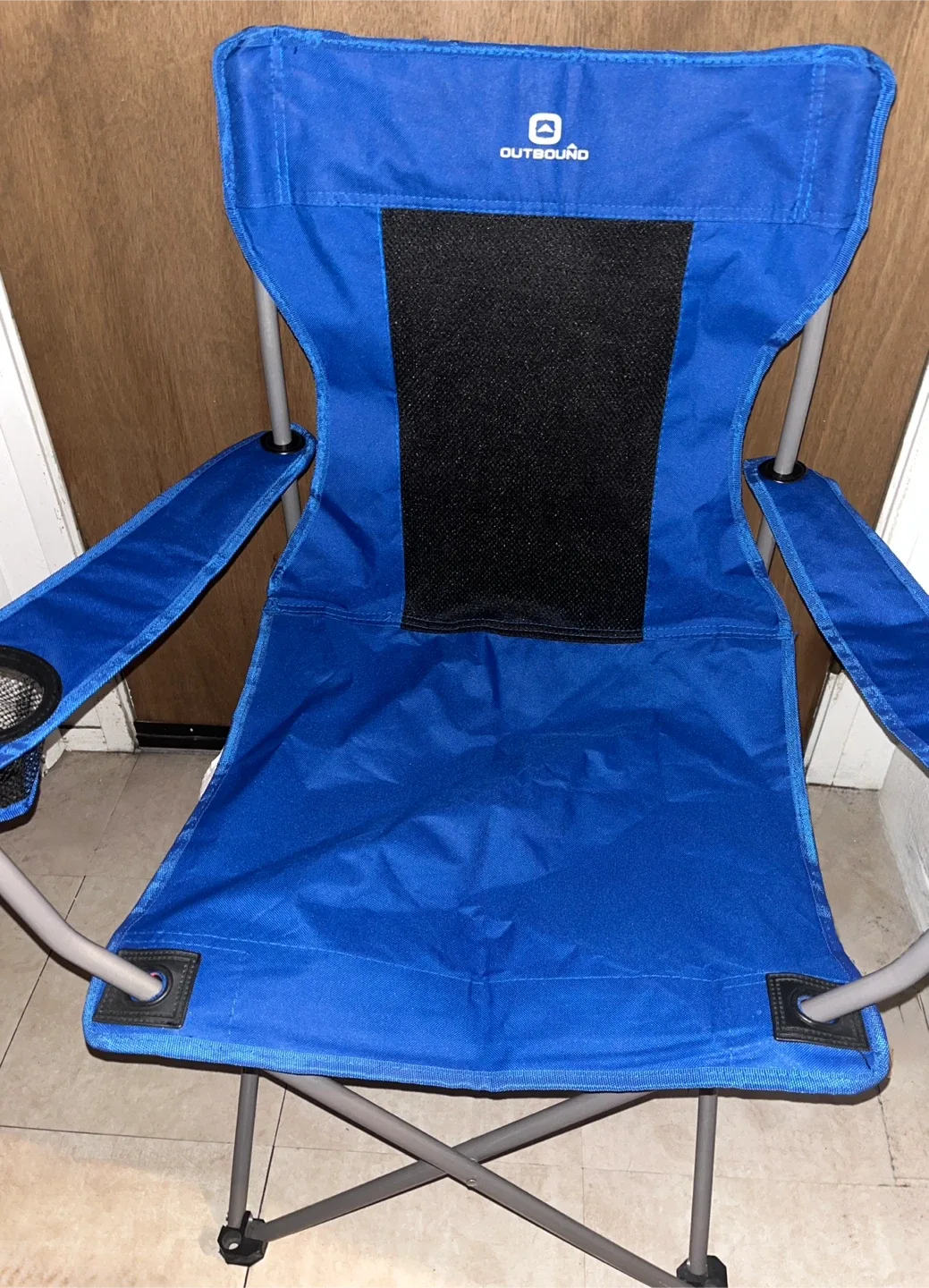 Blue Folding Chair - Outbound $2 🧡 thumbnail