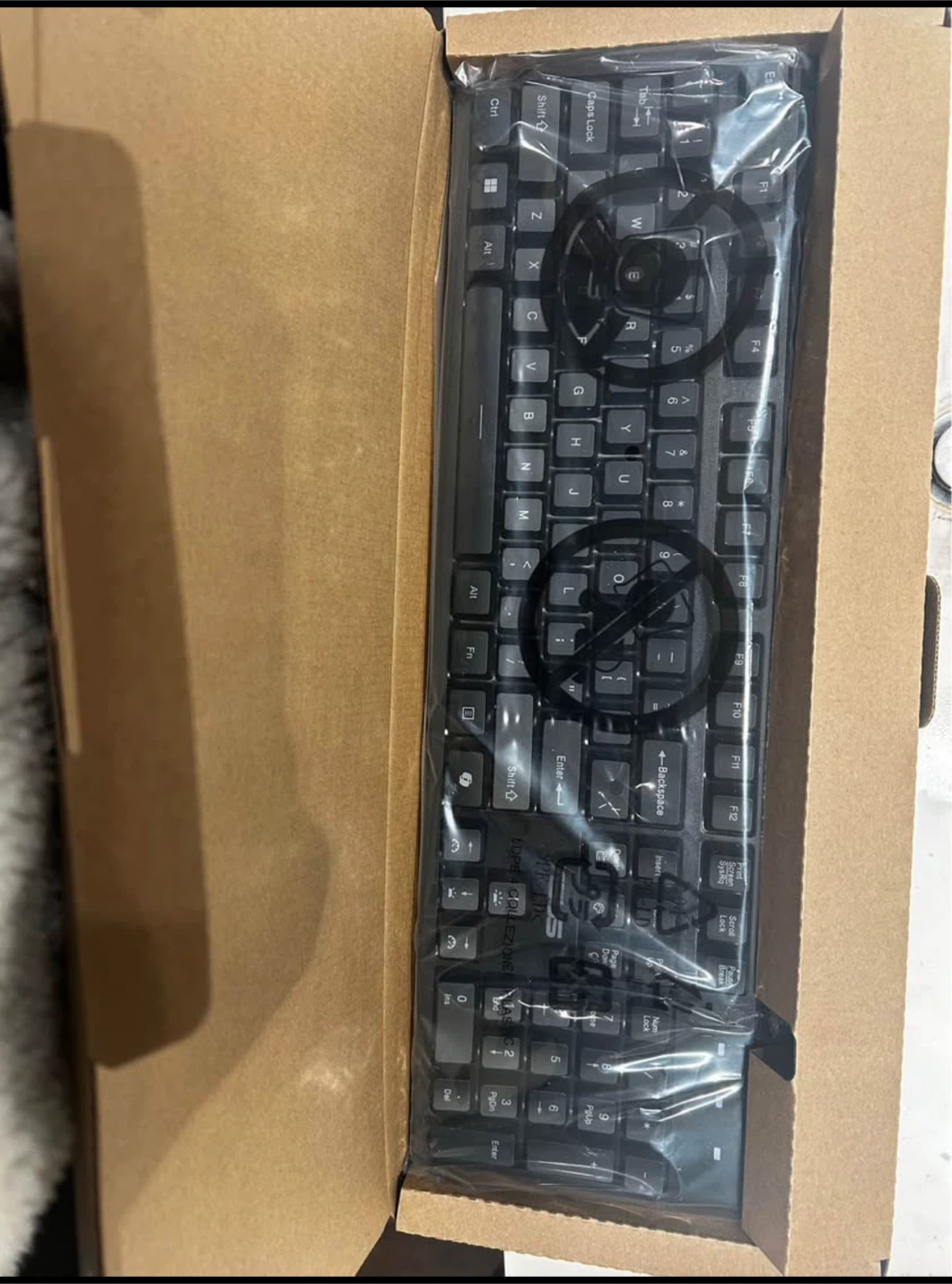 New Black Keyboard and Mouse Set