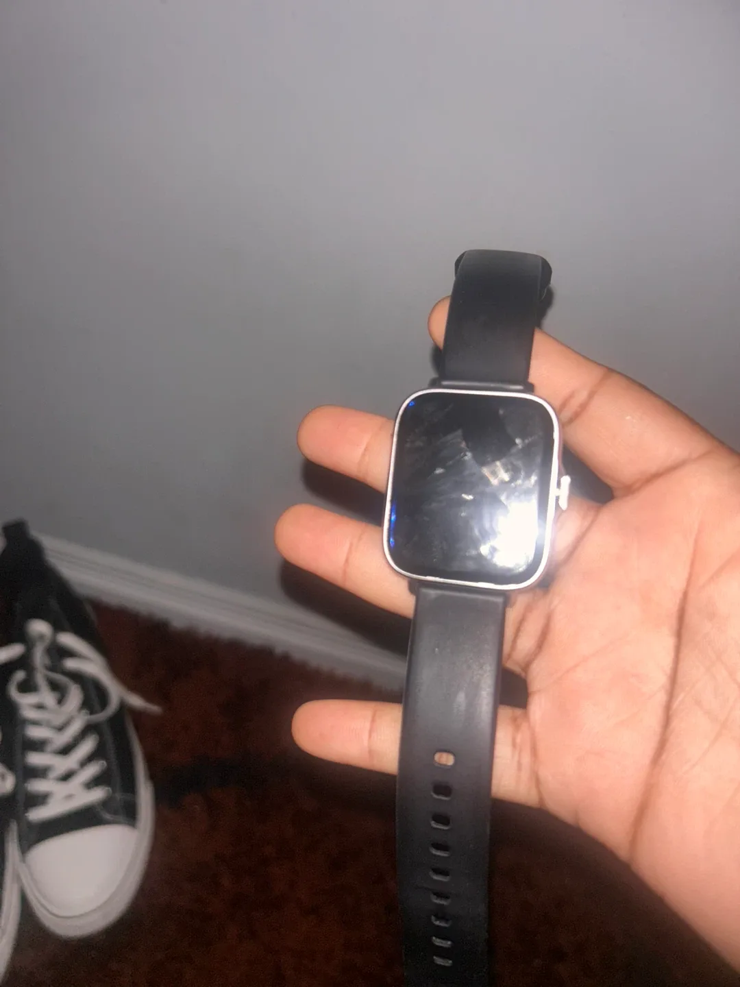 Smart Watch Black Band image indicator(5)