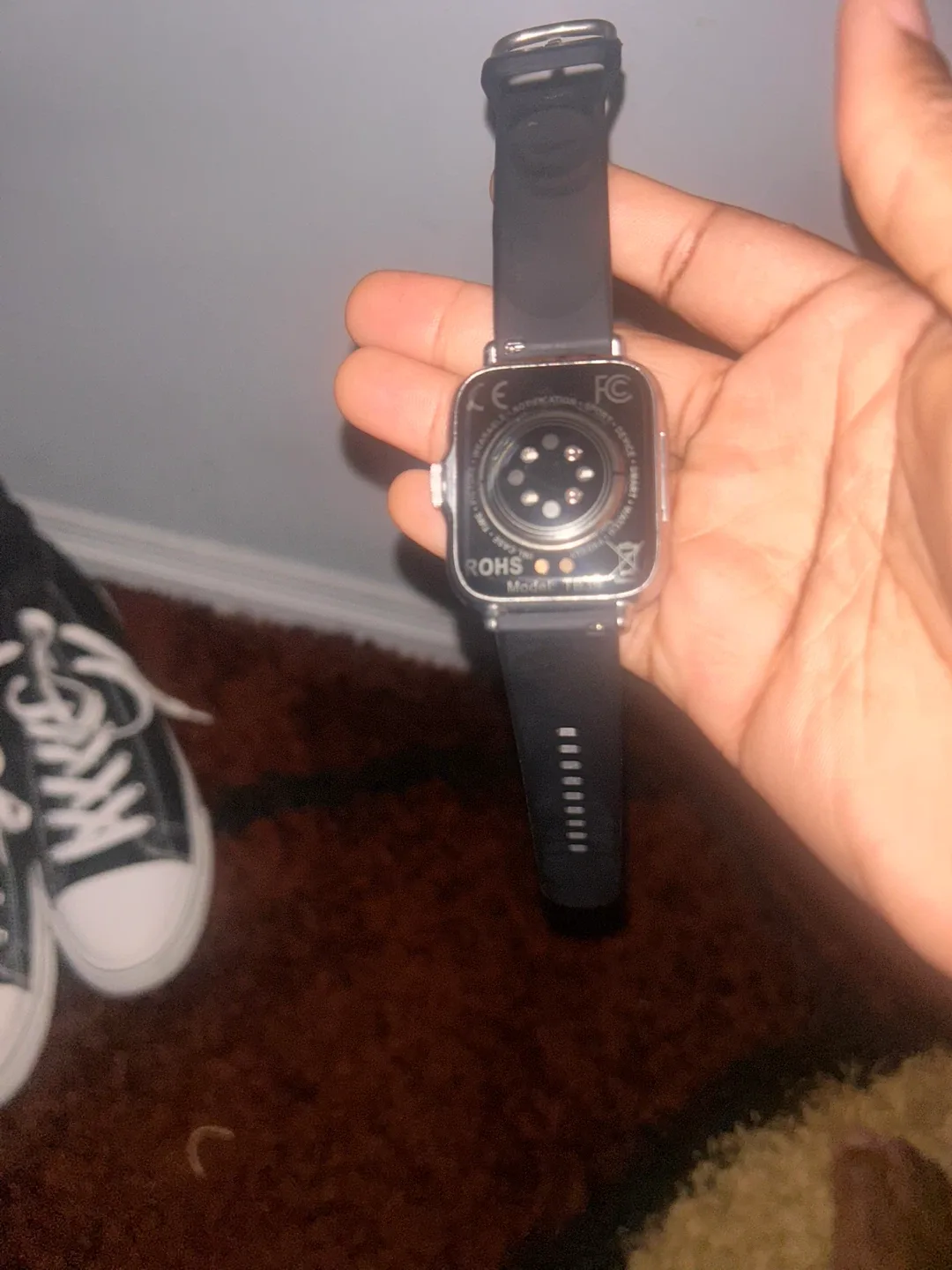 Smart Watch Black Band image indicator(4)