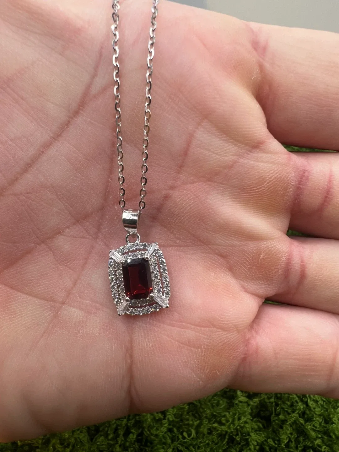 Sterling Silver Necklace and Pendant image indicator(2)