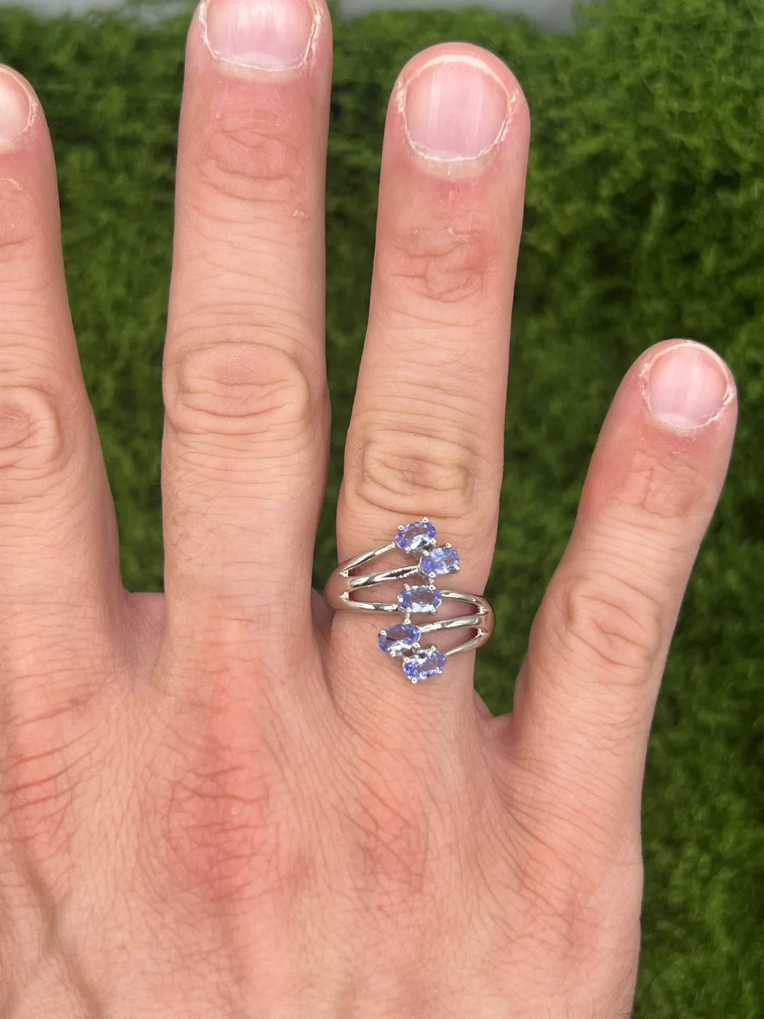 Tanzanite Sterling Silver Ring image indicator(2)