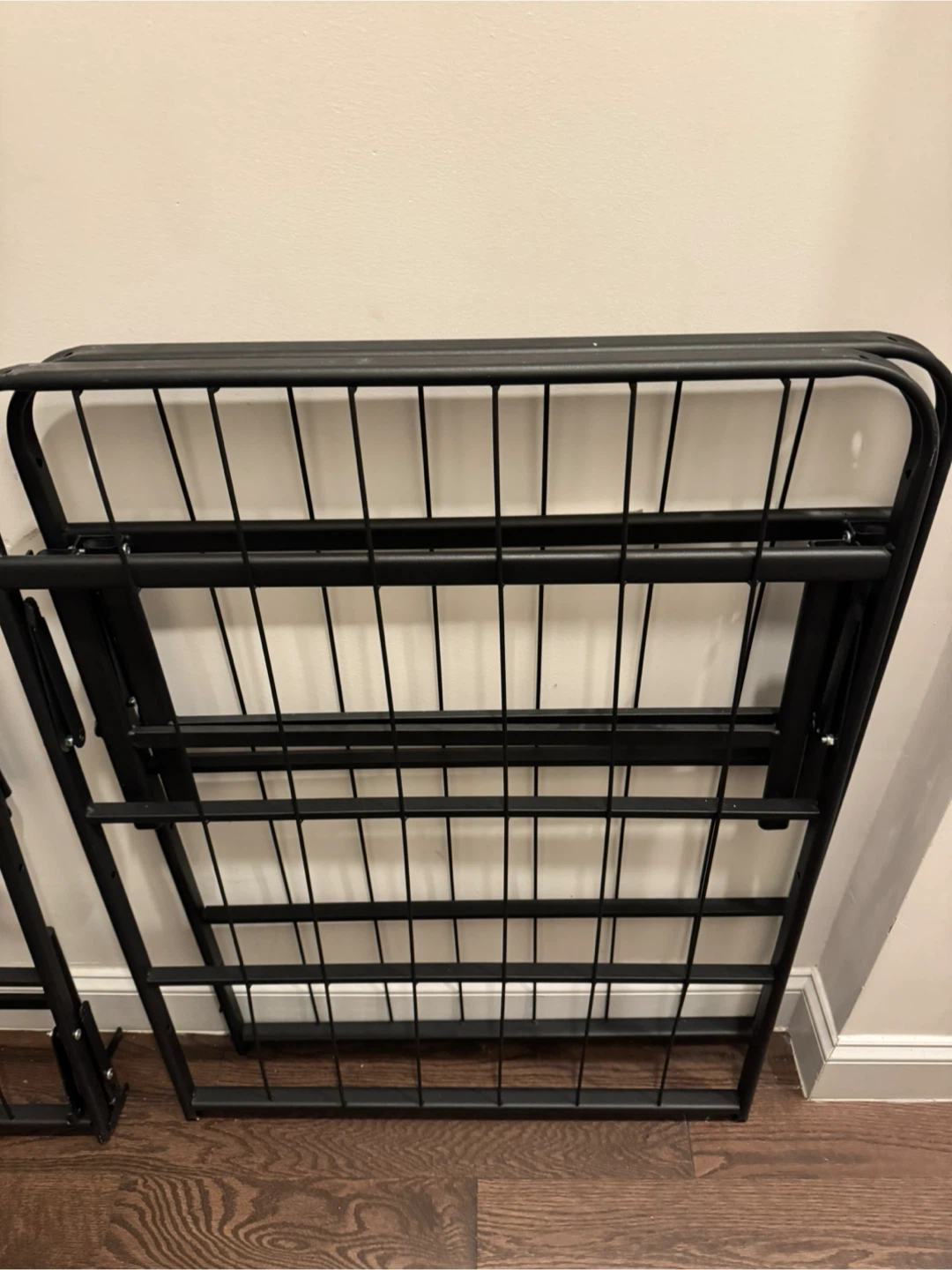 Queen Folding Bed Frame - Black - photo 2