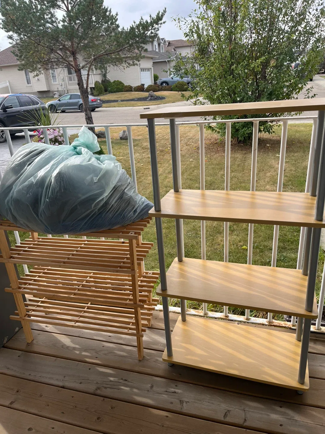 Free clothes and shelves