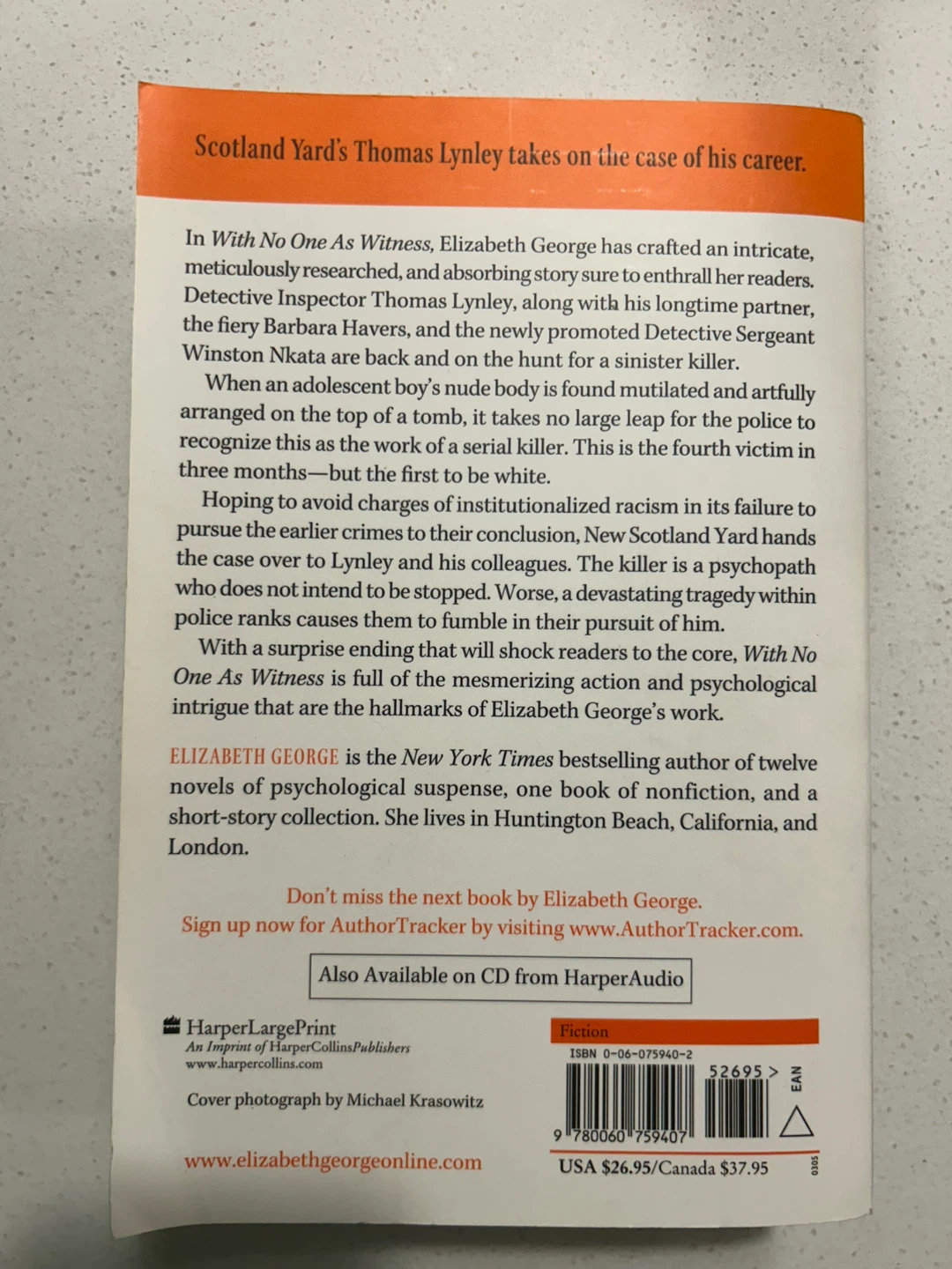 With No One As Witness by Elizabeth George - photo 2