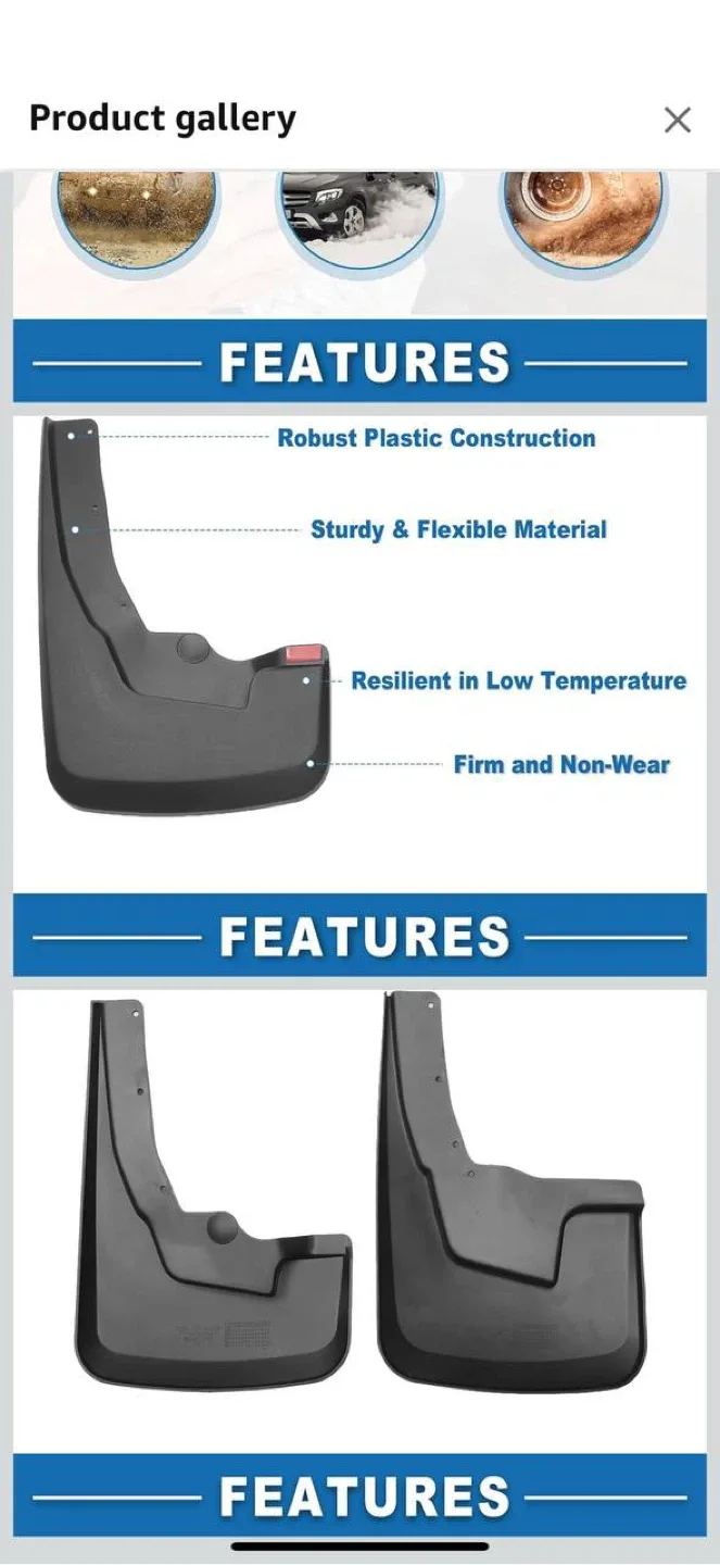 Mud Flaps Set for Dodge Ram 1500 (2019–2024) image indicator(5)