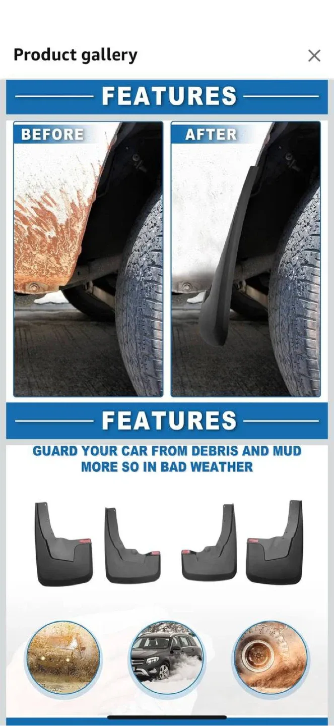 Mud Flaps Set for Dodge Ram 1500 (2019–2024) image indicator(2)