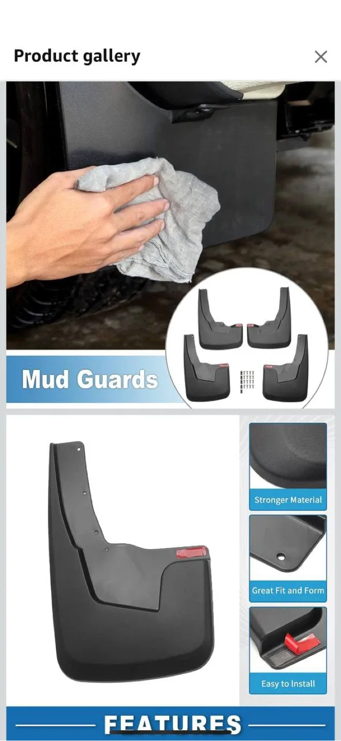 Mud Flaps Set for Dodge Ram 1500 (2019–2024) image indicator(3)