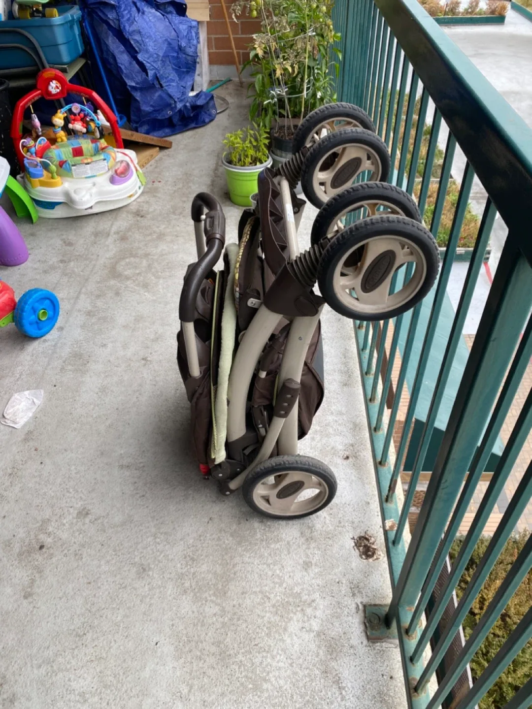 Graco Stroller - Brown & Green image indicator(8)