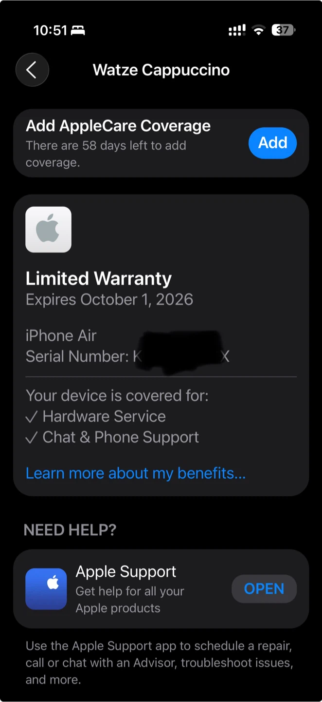 iPhone 17 Air Sky Blue 256GB  3 days old - photo 5