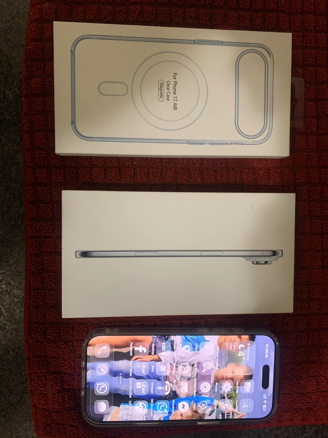 iPhone 17 Air Sky Blue 256GB  3 days old