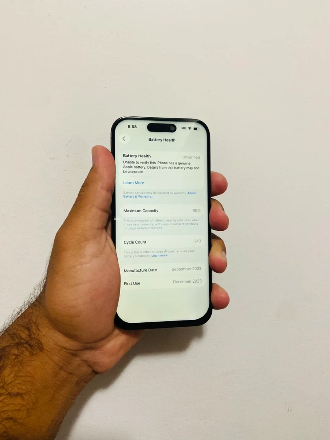 iPhone 15 Pro 128GB No Face ID - Like New! image indicator(4)