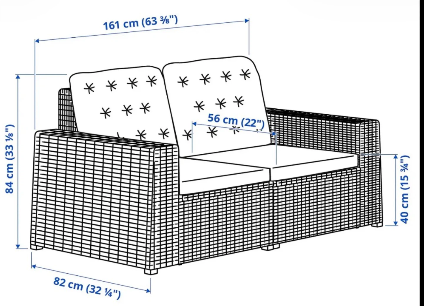 IKEA modular sofa with cushions & table - photo 4