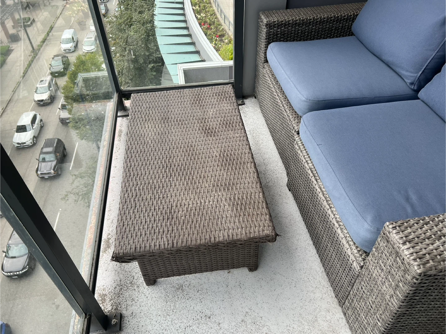 IKEA modular sofa with cushions & table - photo 2