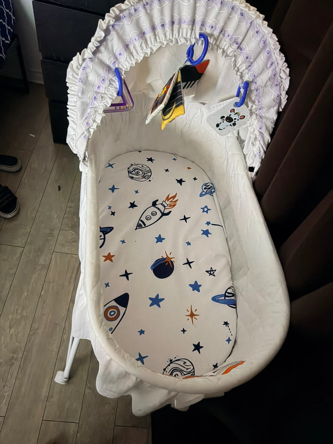 White Baby Bassinet