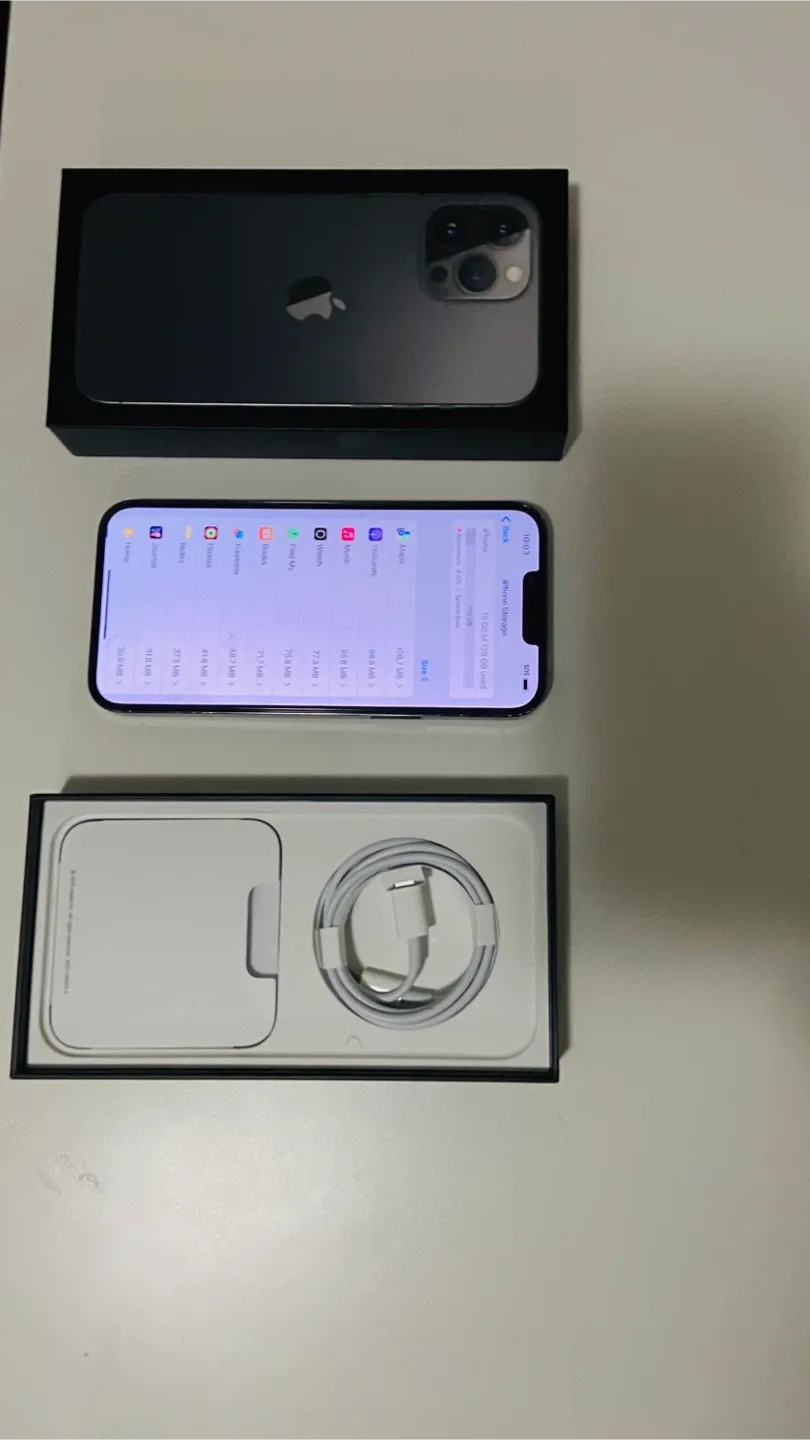 Apple iPhone 13 Pro Max - Graphite - Box Included image indicator(5)