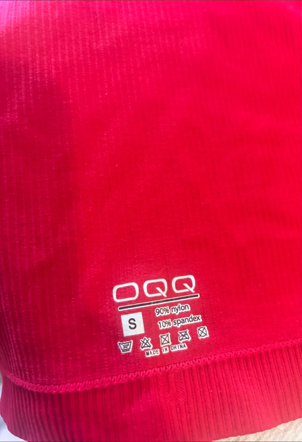 Red Ribbed Mini Dress image indicator(9)