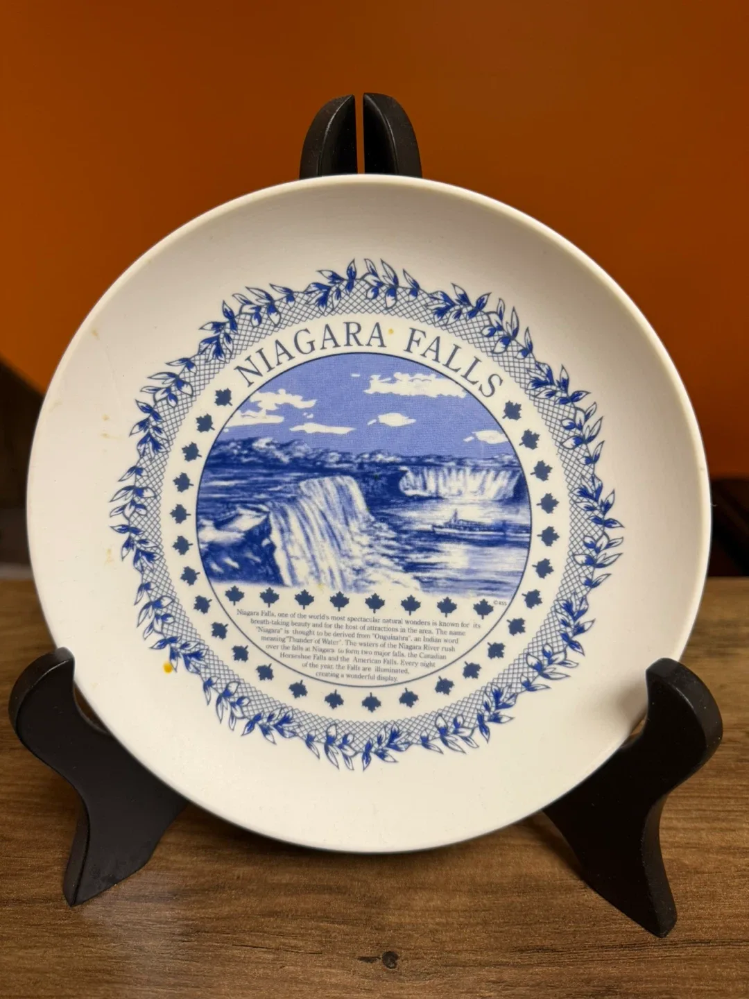 🧡 Niagara Falls Decorative Plate thumbnail