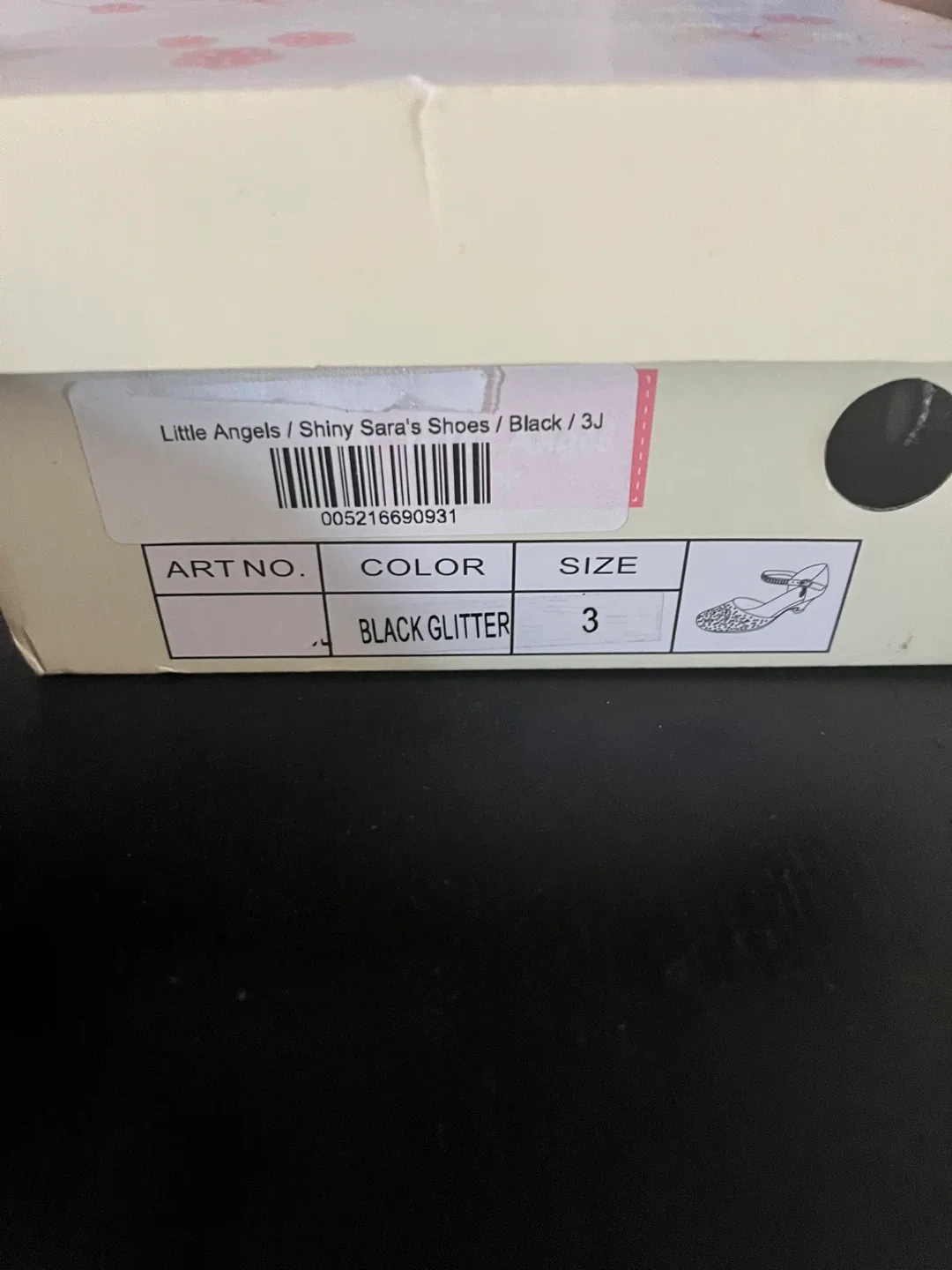 Little Angel Shiny Sara Shoes - Size 3 thumbnail