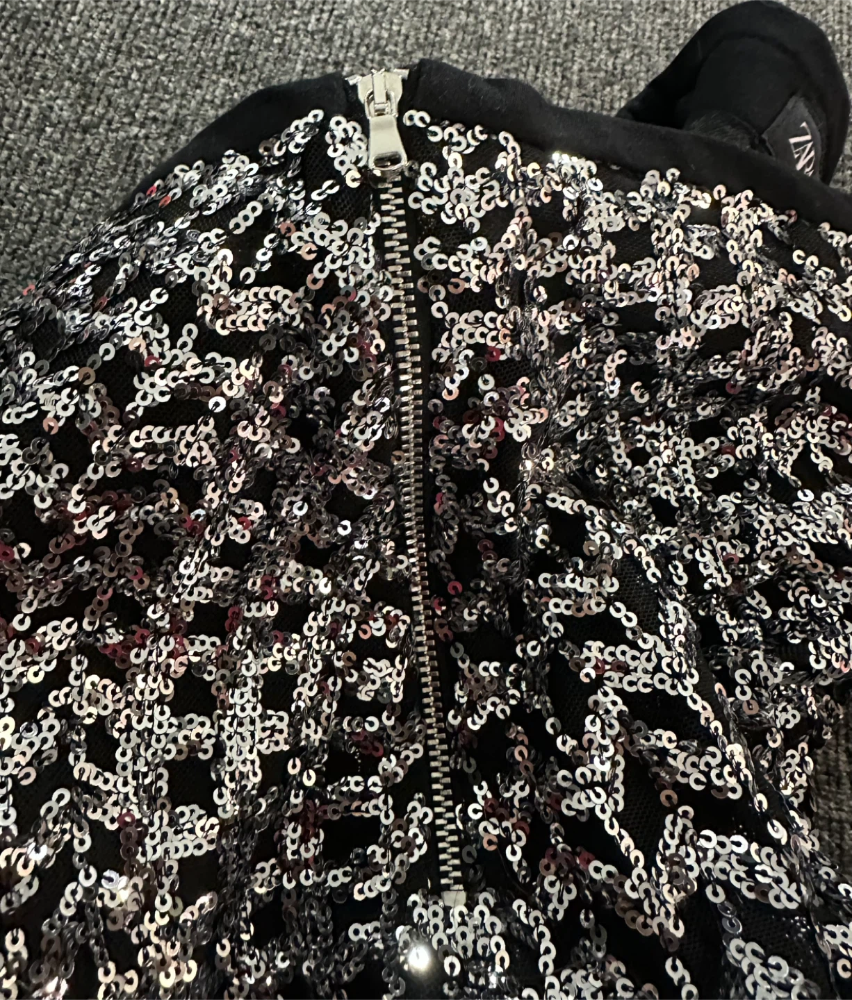 Zara Sequin Shorts - Size M - photo 5
