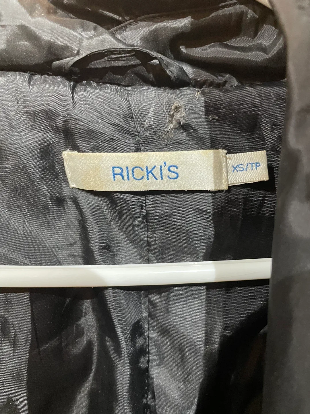 Ricki's Black Puffer Coat - Size XS image indicator(3)