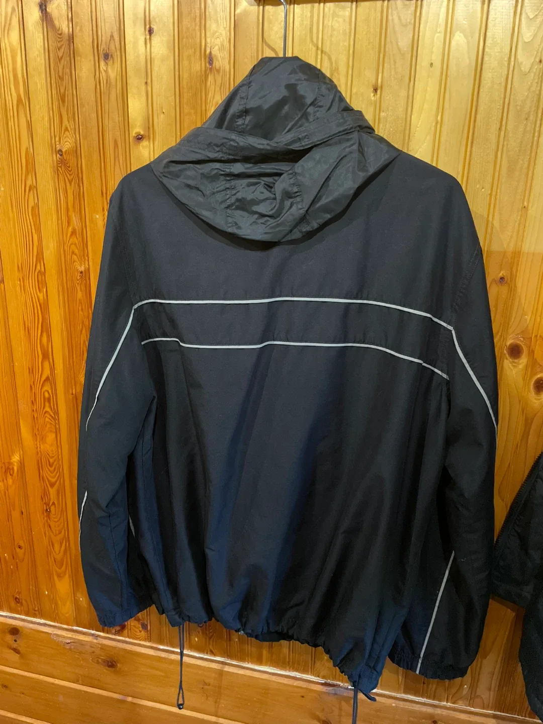 Tek Gear Black Windbreaker Jacket - Size L image indicator(2)