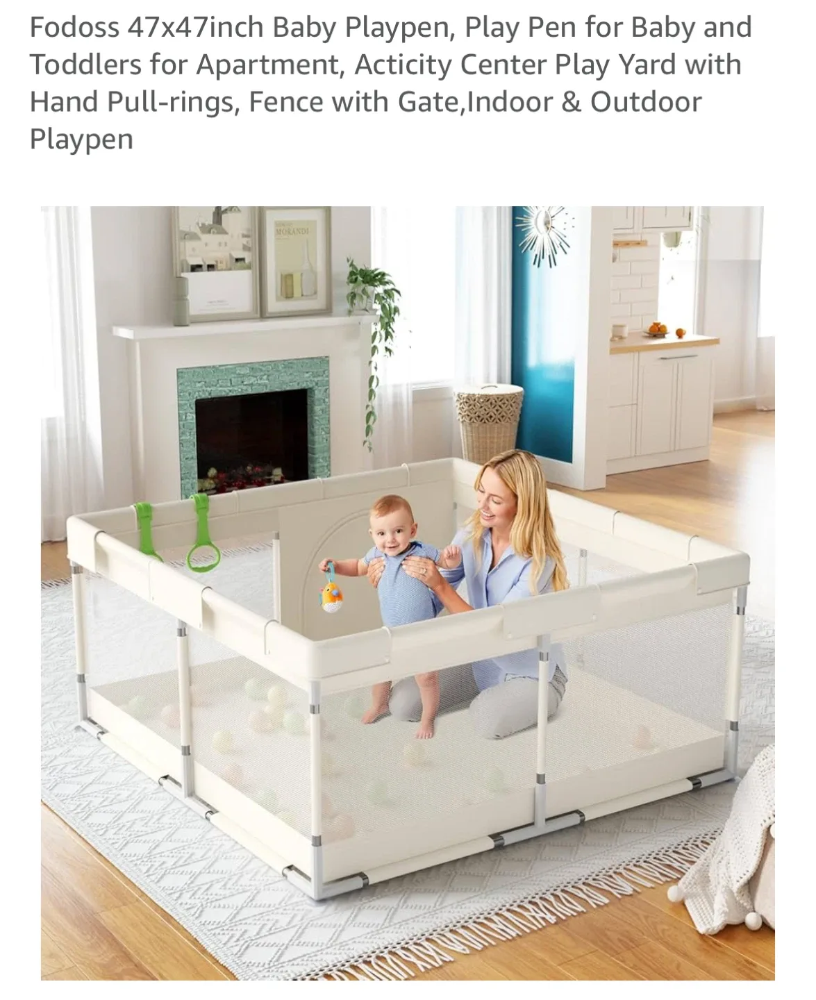 Baby Playpen and Play Mat thumbnail