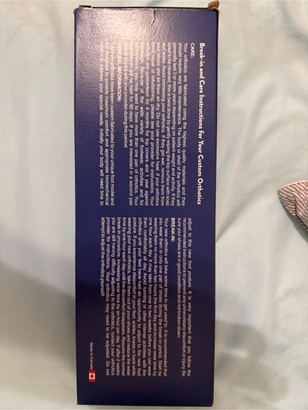 Supreme Orthotic Lab, Custom Orthotics, Shoe size 13 male. image indicator(6)