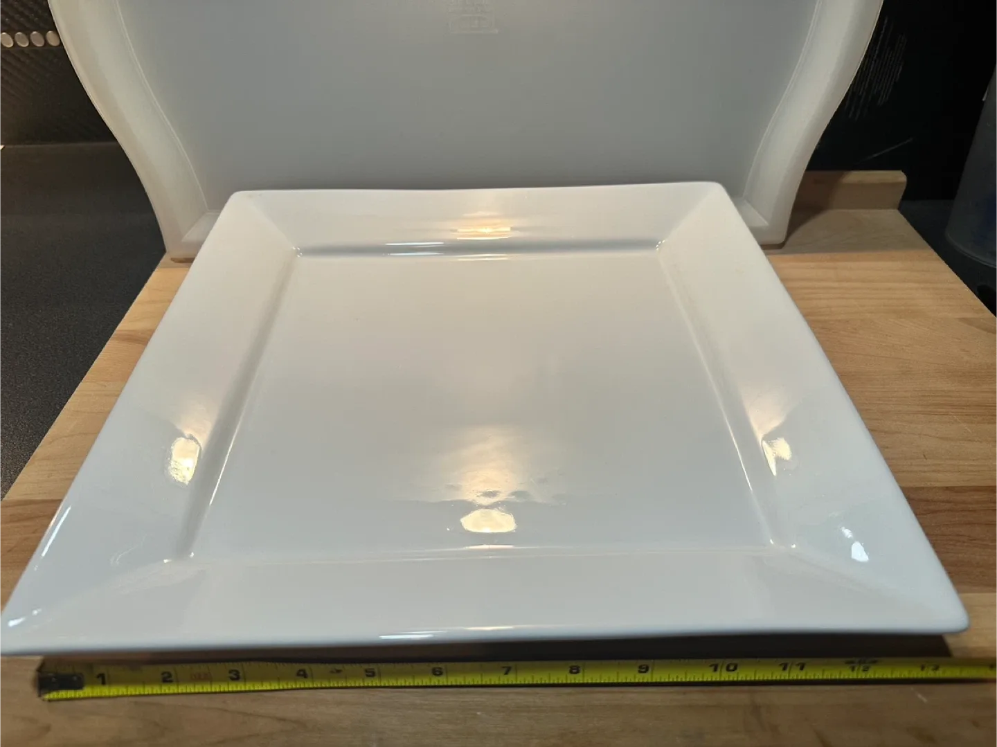 Square White Serving Platter image indicator(2)