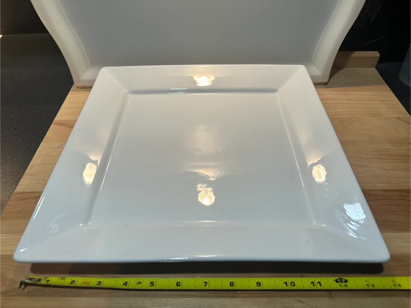 Square White Serving Platter thumbnail