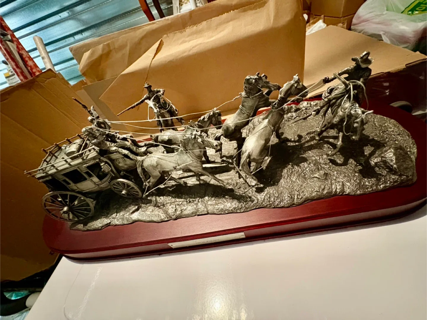 The Western Heritage Museum Presents Holdup! Sculpture 22” long image indicator(2)