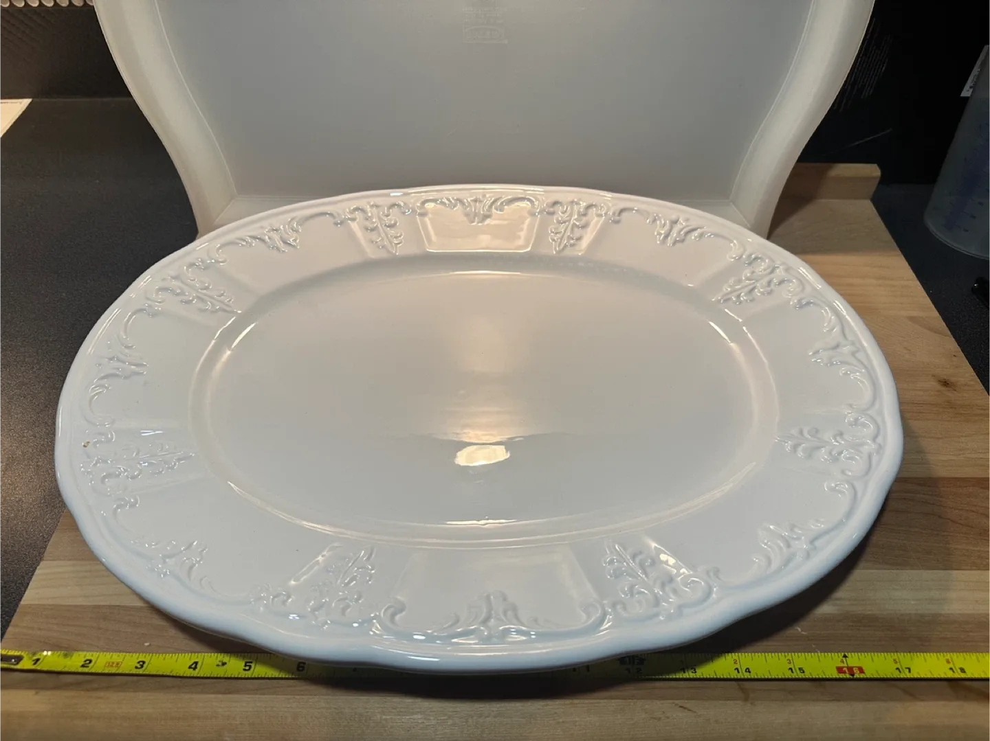 Serving Platters, White, set of two thumbnail