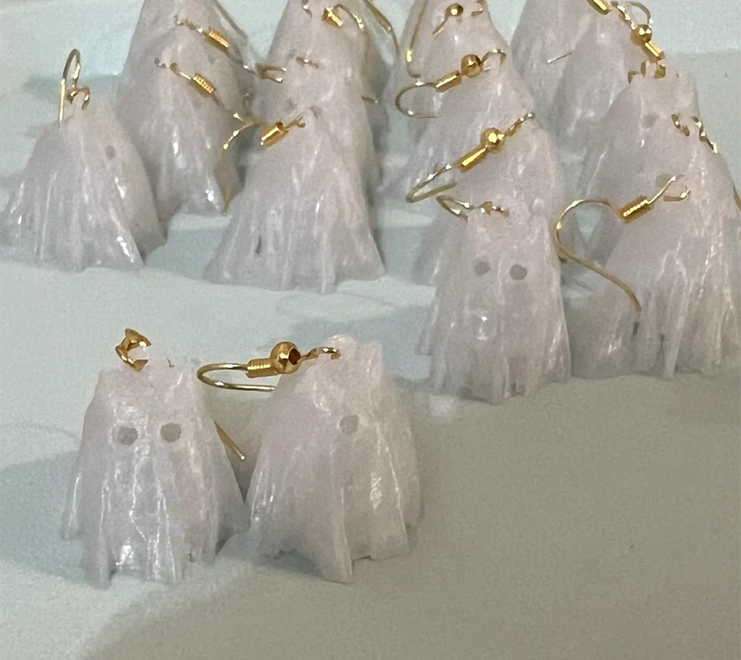 Ghost Earrings - Handmade Halloween Jewellery image indicator(3)