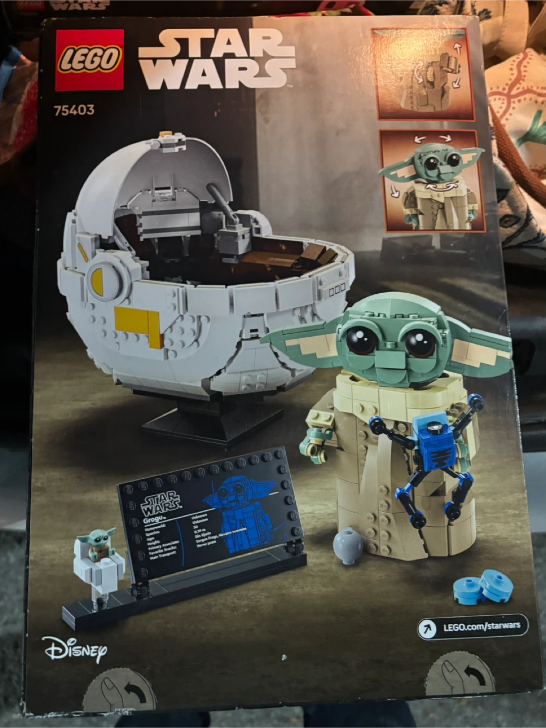 LEGO Star Wars 75403 Grogu with Hover Pram (1048 Pieces) - photo 2