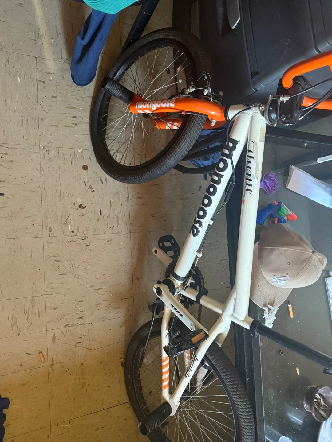 Mongoose BMX Bike - White & Orange - photo 2
