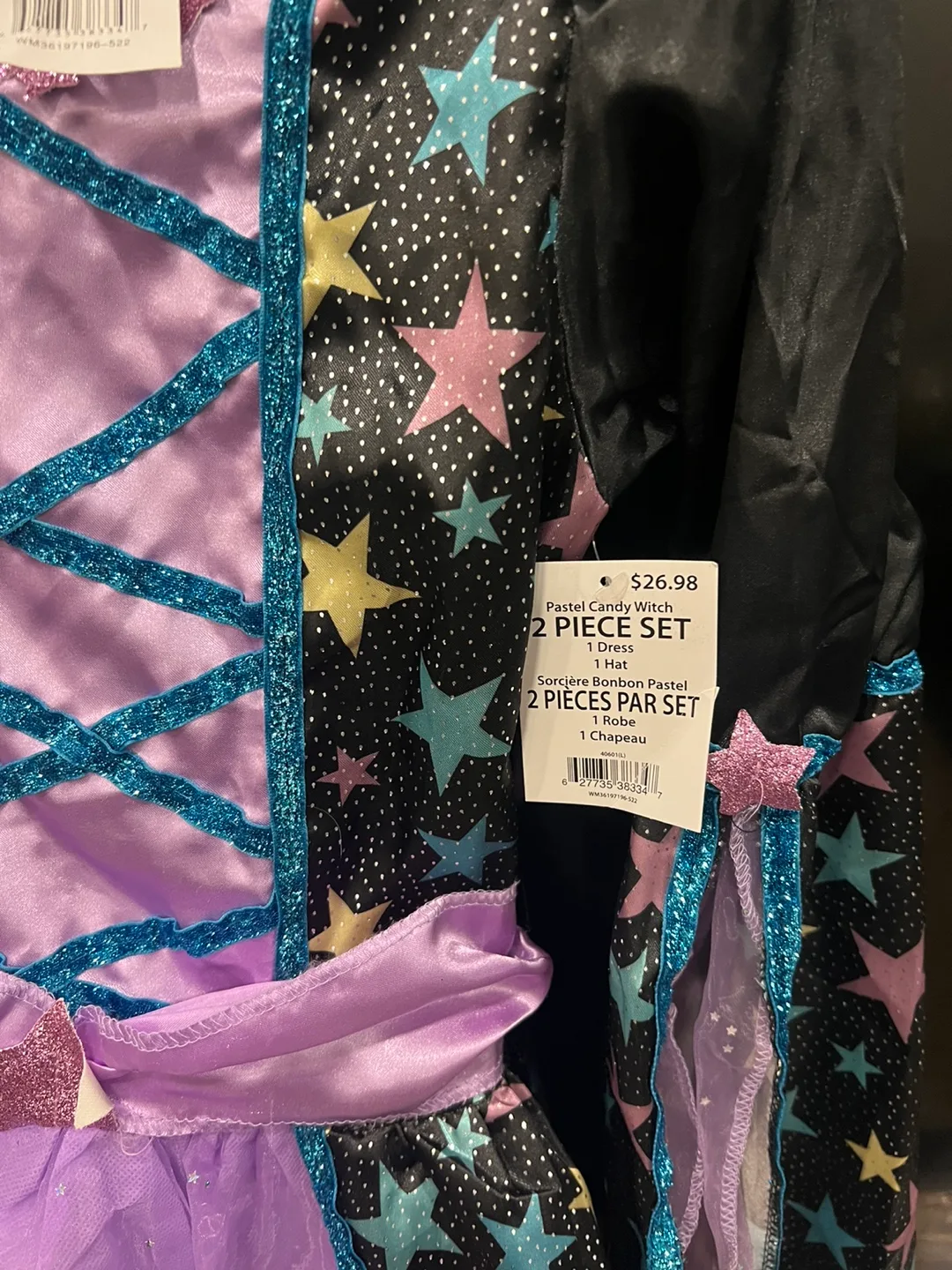 Pastel Candy Witch Costume, 2-Piece Set 4/10 image indicator(2)