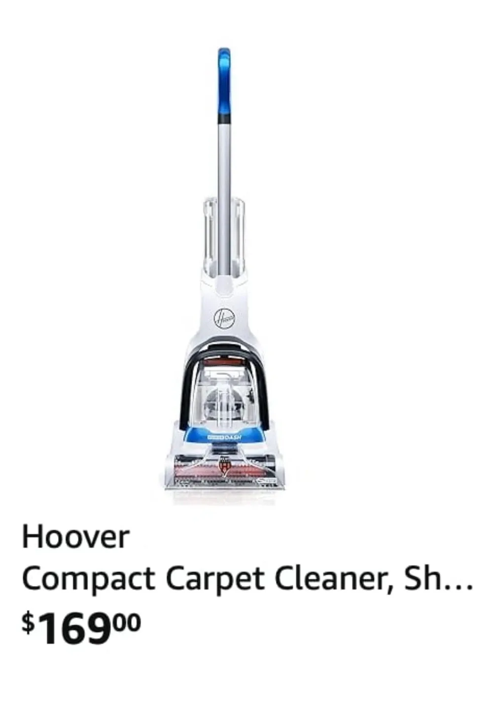 Hoover Compact PowerDash Carpet Cleaner, Shampooer Machine image indicator(7)