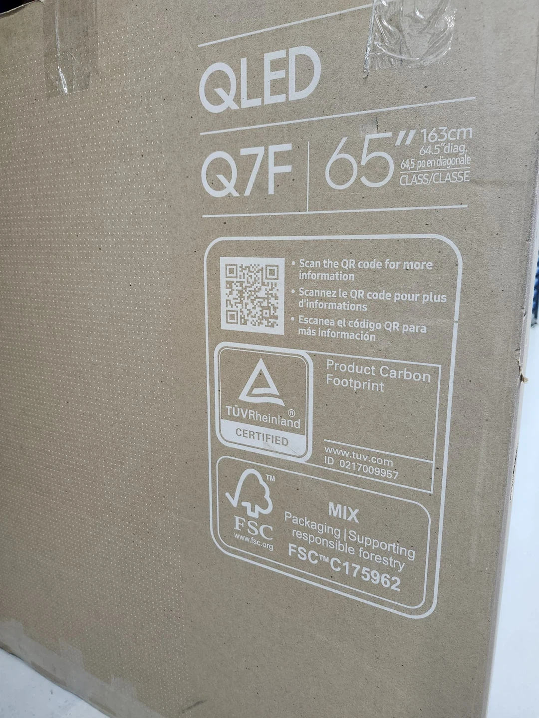 Samsung QLED Q7F 65" TV - New! - photo 2