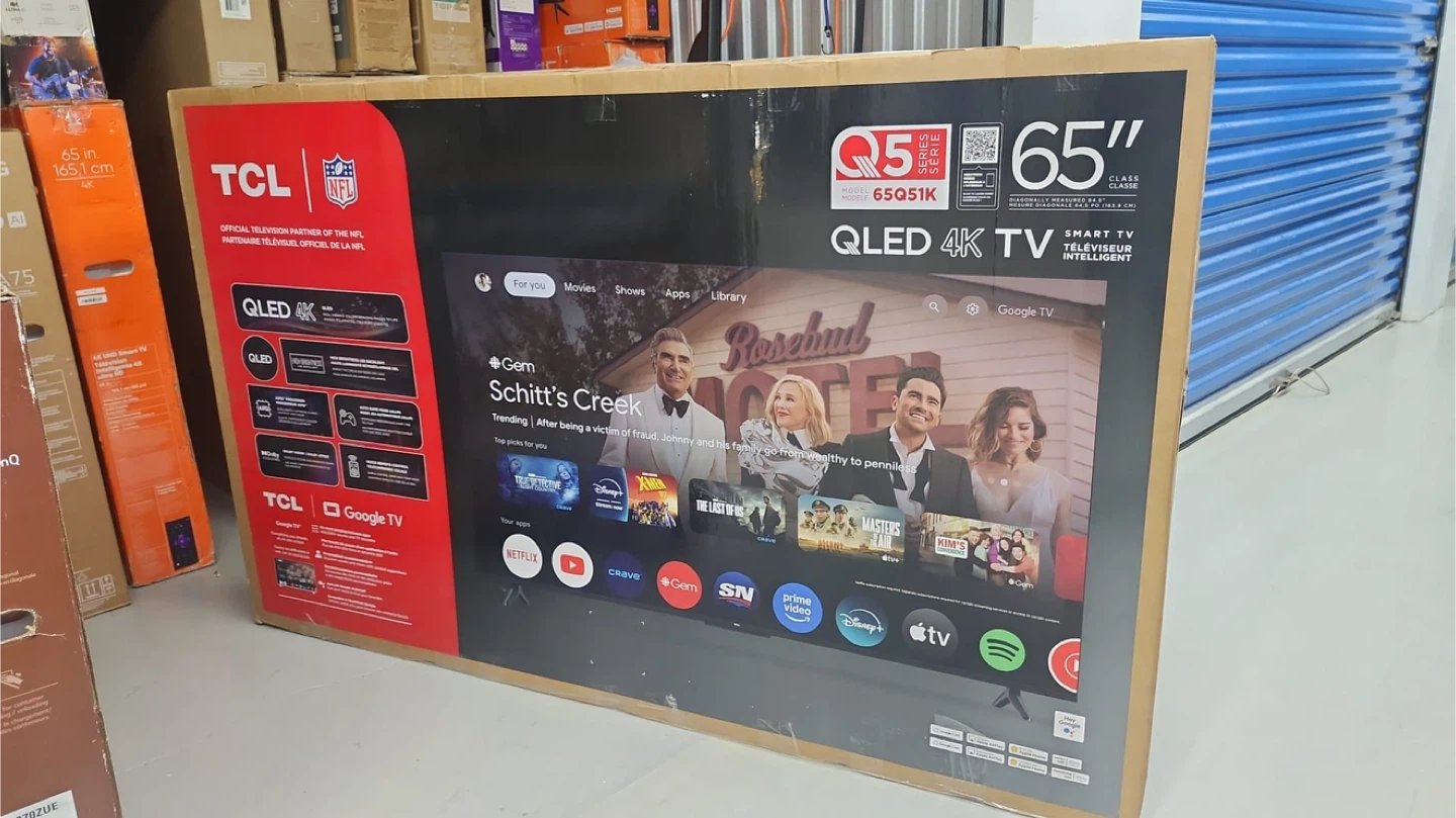New TCL 65" QLED 4K Smart TV - 65Q51K