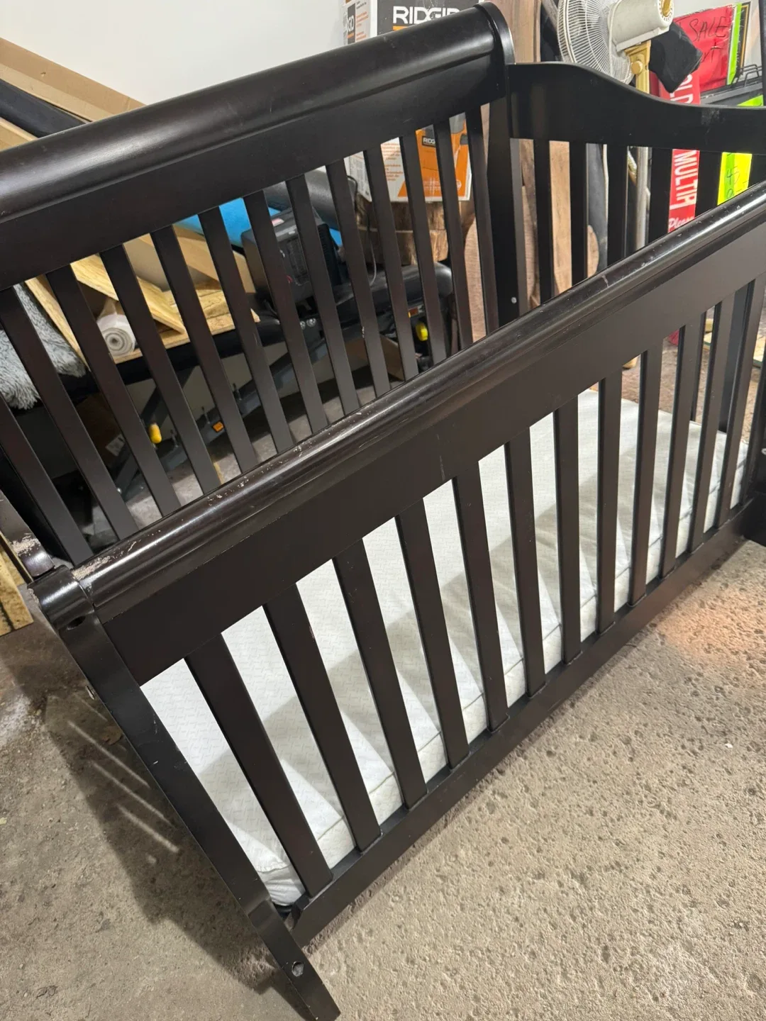 Dark Brown Baby Crib image indicator(5)