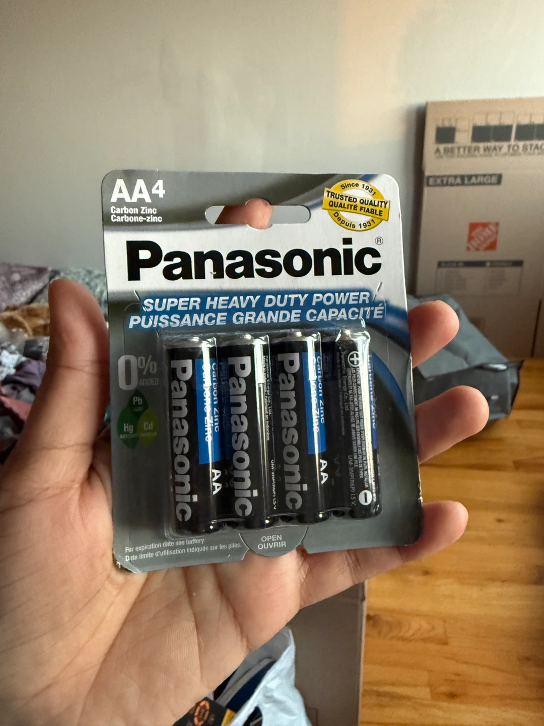 Panasonic AA4 Carbon Zinc Batteries - New