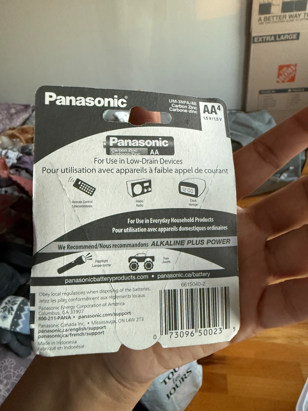 Panasonic AA4 Carbon Zinc Batteries - New - photo 2