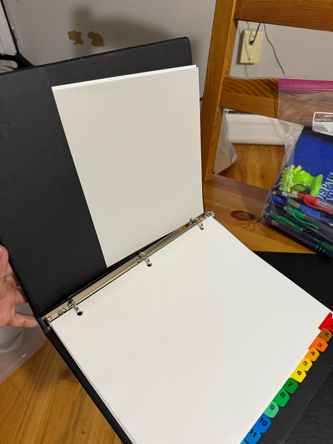 Black Binder with Dividers - photo 3